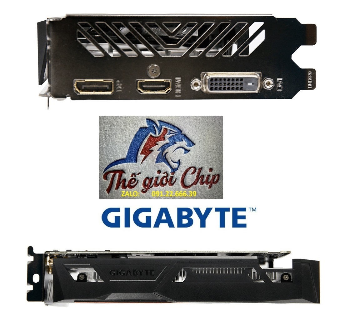 VGA (Cạc màn hình) GIGABYTE GTX 1050Ti 4GB/D5/2FAN - HÀNG CHÍNH HÃNG