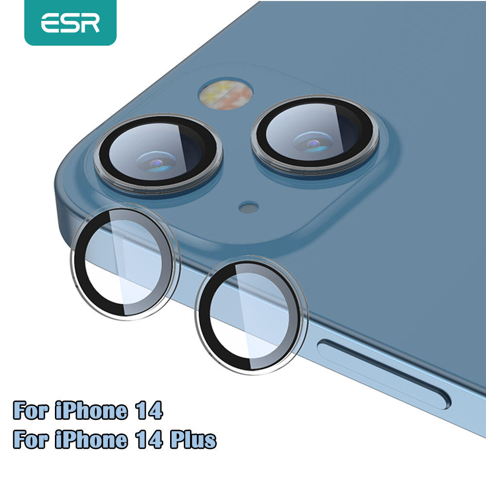 Miếng Dán Kính Cường Lực Camera ESR Tempered-Glass Camera Lens cho iPhone 14/ 14 Plus/ 14 Pro / 14 Pro Max - Hàng Chính Hãng