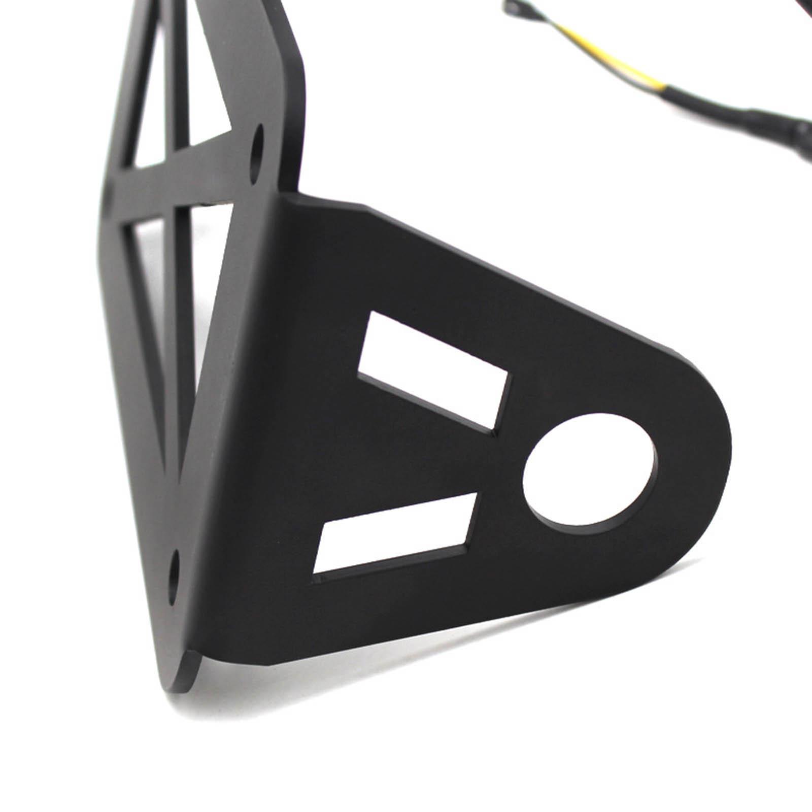 License Plate Frame Kit Side Mount for Harley License Plate Holder Fits for Moto Supplies