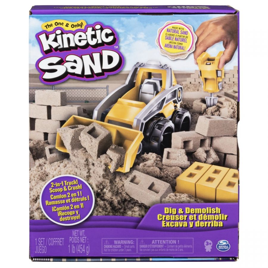 Đồ chơi KINETIC SAND Bộ dụng cụ và cát xây dựng công trình 6044178