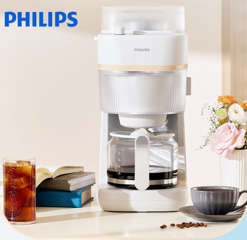 HÀNG CHÍNH HÃNG - Máy pha cà phê Drip nhỏ giọt, thương hiệu Hà Lan cao cấp Philips Morgen HD7781/90