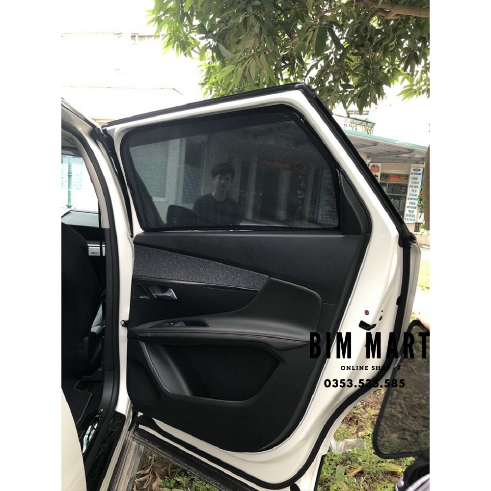 Rèm che nắng nam châm dành cho xe Ford Ranger - Bộ 4 tấm chắn nắng chuẩn form xe, nam châm hút mạnh