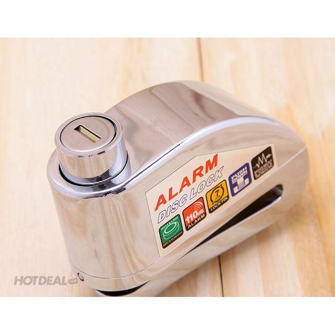 Khóa Đĩa Xe Máy Chống Trộm Có Còi Báo Động Âm Thanh Lớn Alarm