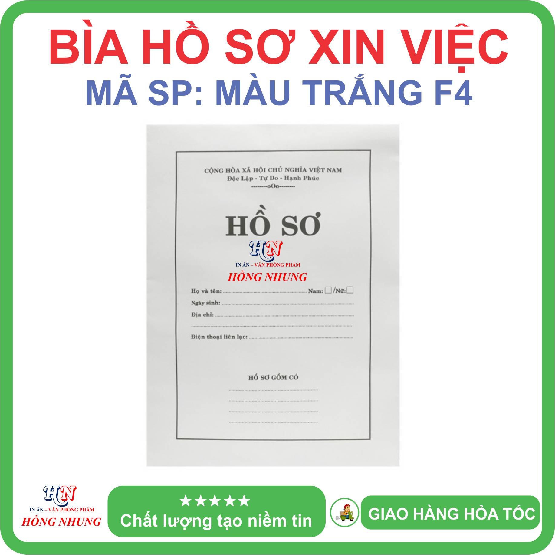 [SÉT] COMBO 5 Bộ Hồ Sơ Xin Việc Đầy Đủ, Khổ A4 Đủ Màu Giúp Lưu Trữ Hồ Sơ Của Bạn Khi Đi Xin Việc