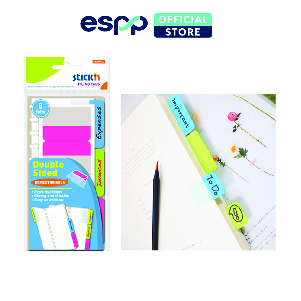 Giấy note phân trang 2 mặt 51x72mm - Hopax