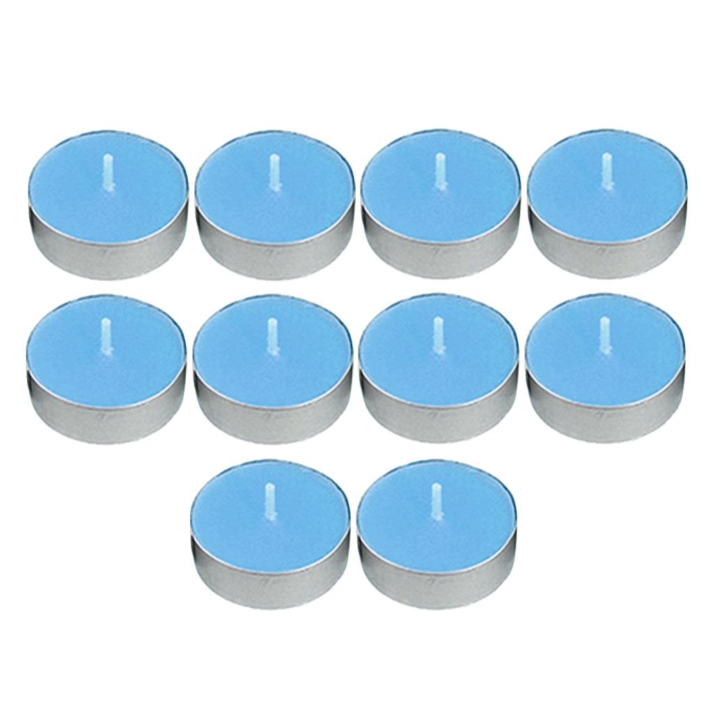 10 Chiếc Nến Tròn Không Khói Cho Bữa Tiệc Sinh Nhật 3,5x1cm
