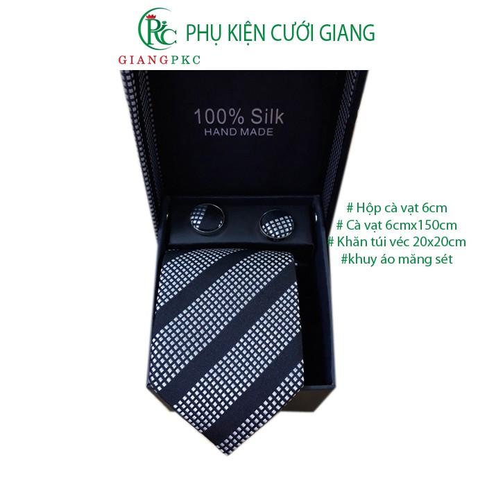 Thời trang nam phụ kiện nam Cà Vạt nam hộp 6cm tổng hợp các mẫu đẹp bán chạy nhất tháng 5-2021 Giangpkc 20 mẫu calavat