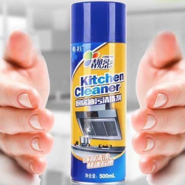 Bình xịt bọt tuyết kitchen cleaner chai phun vệ sinh tẩy rửa nhà bếp phòng tắm mini siêu sạch