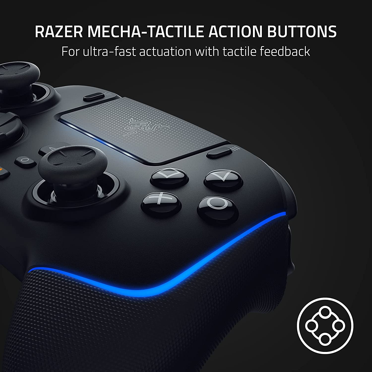 Tay cầm chơi game Razer Wolverine V2 Pro-Wireless PlayStation 5-PC Gaming Controller_Mới, hàng chính hãng