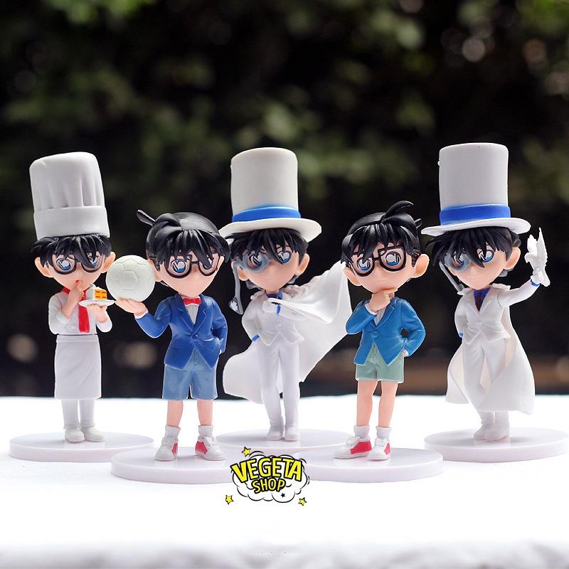 Mô hình Conan - Mô hình Kaito Kid Magic Kaito - Shinichi Kudo Edogawa Conan - Đế trắng bán lẻ tùy chọn mẫu - Cao 9~13cm