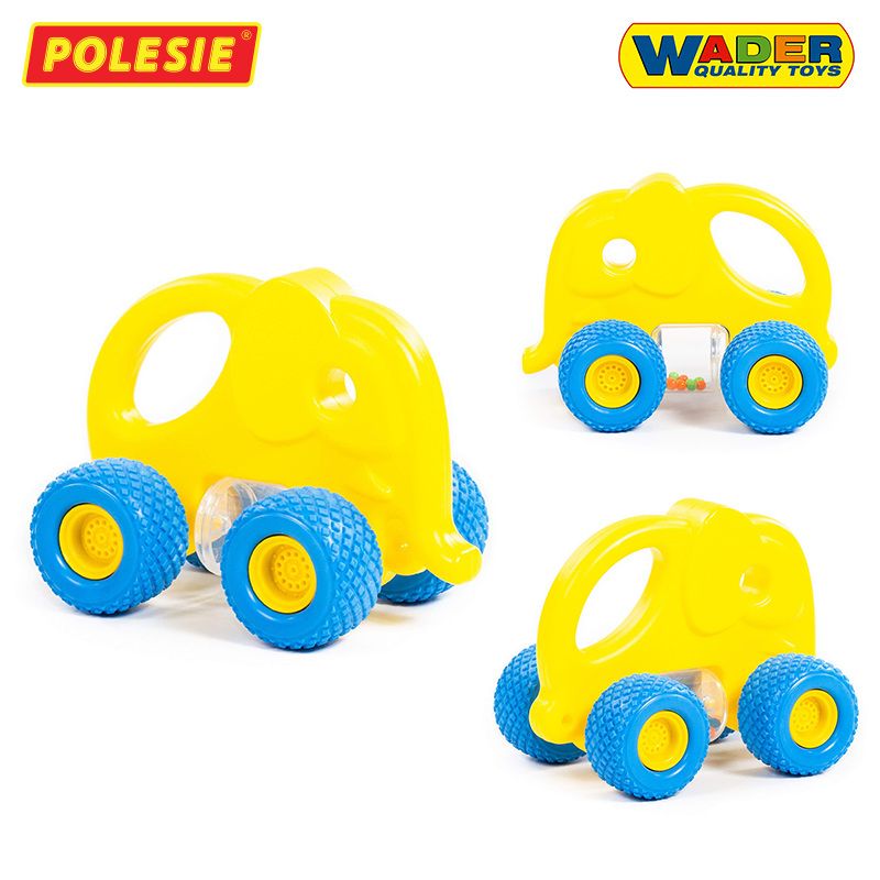 Xúc Xắc Cho Bé Tập Bò Hình Voi Con, Màu Sắc Thu Hút, Nhựa ABS An Toàn Nhập Khẩu Châu Âu CHÍNH HÃNG POLESIE 38241
