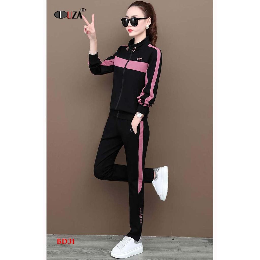 BỘ THỂ THAO KHÓA CHẤT LIỆU DA CÁ CAO CẤP
