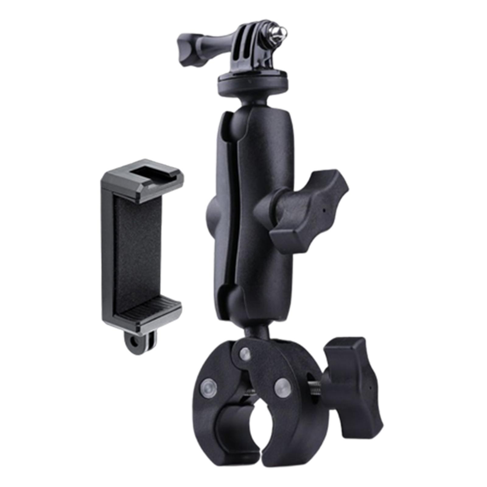 Motorcycle Handlebar Camera Mount 1/4 360 Degree Rotary
