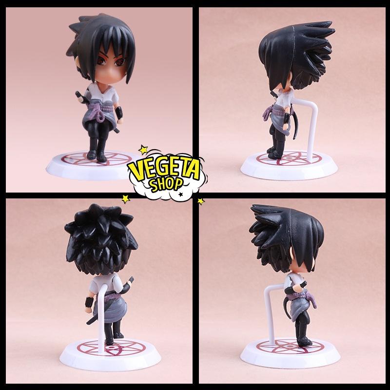 Mô hình Naruto - Set 6 nhân vật Uzumaki Naruto Gaara Killer Bee Uchiha Sasuke Itachi Obito - Cao 7cm