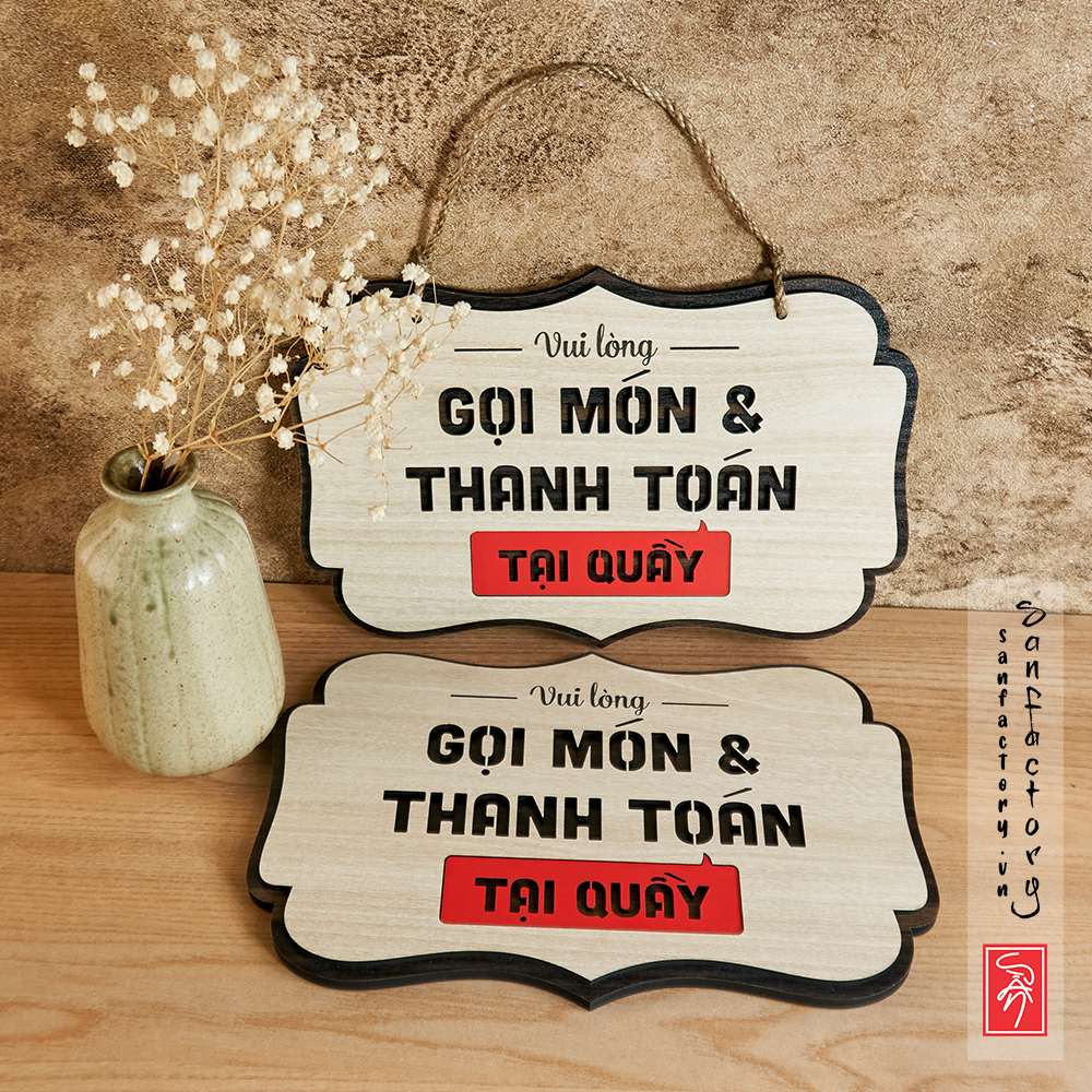 Gọi món và thanh toán tại quầy