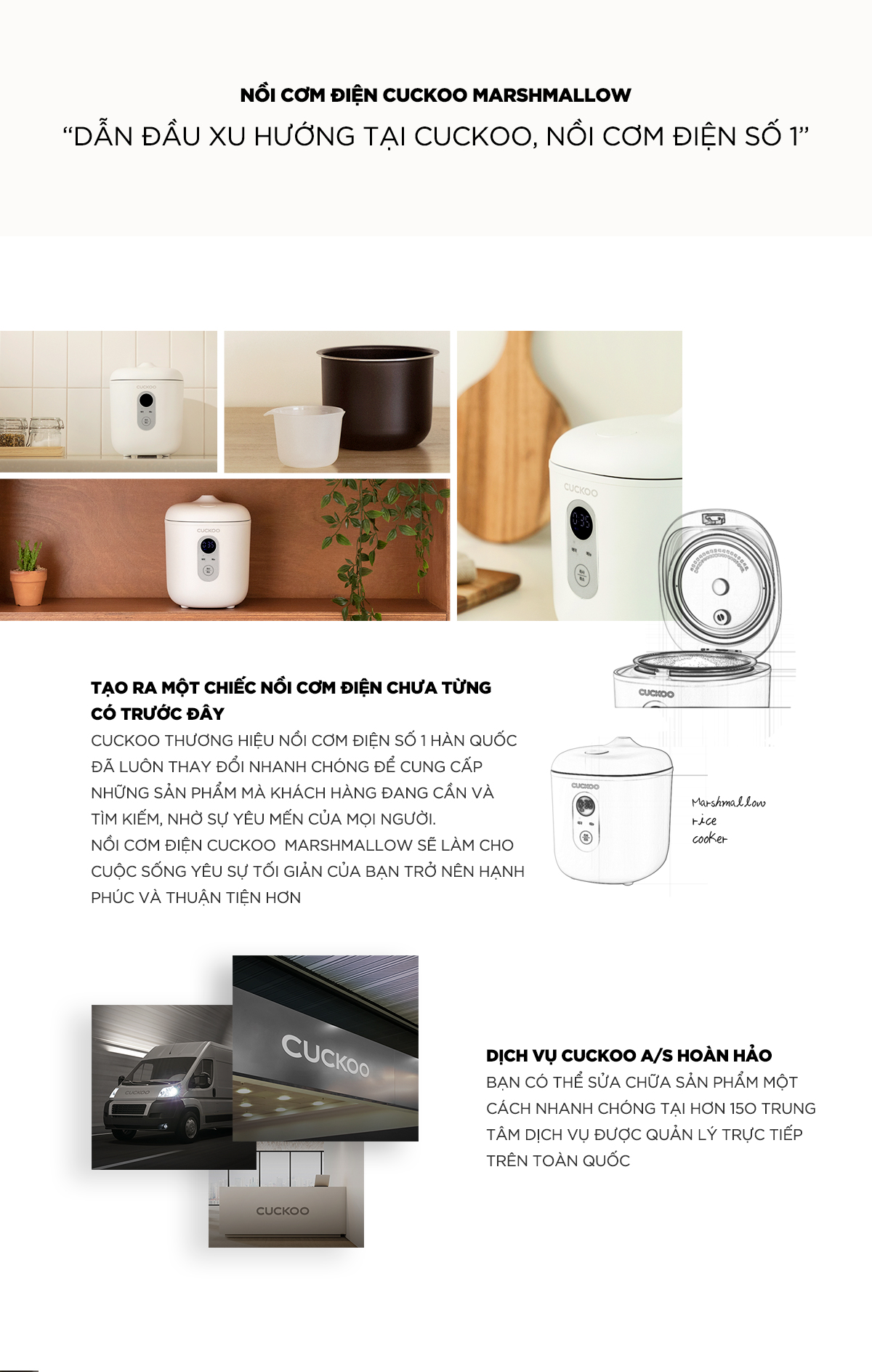 Nồi cơm điện Mini Cuckoo 0.36L CR-0255MW - Lòng nồi chống dính- Hàng chính hãng