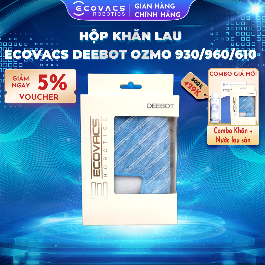 Hộp khăn lau Ecovacs Deebot Ozmo 930/960/610 - Hàng Chính Hãng