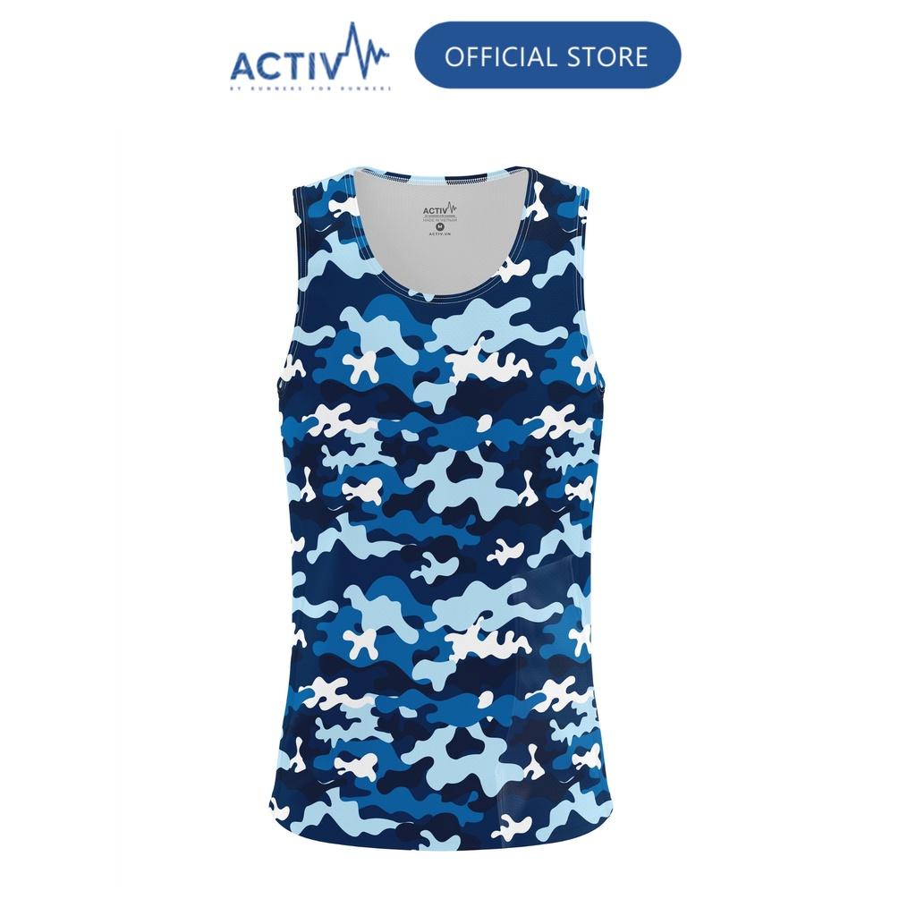 Áo thể thao, chạy bộ Camo Singlet