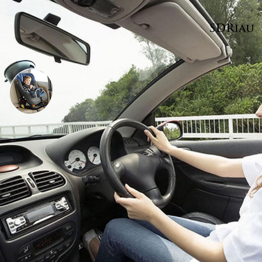 Gương Chiếu Hậu Xoay 360 Độ Gắn Lưng Ghế Ngồi Xe Hơi Chống Vỡ Cho Bé