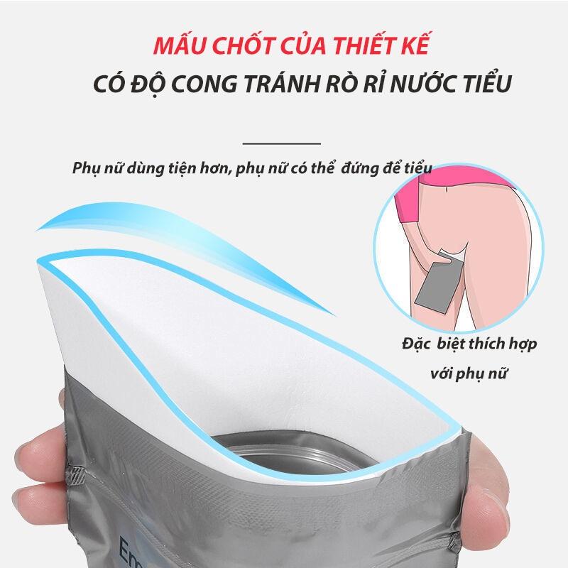 Túi đựng nước tiểu/ nôn ói chứa được 700 ml di động vệ sinh nhỏ gọn HDY khẩn cấp dùng trên xe ô tô