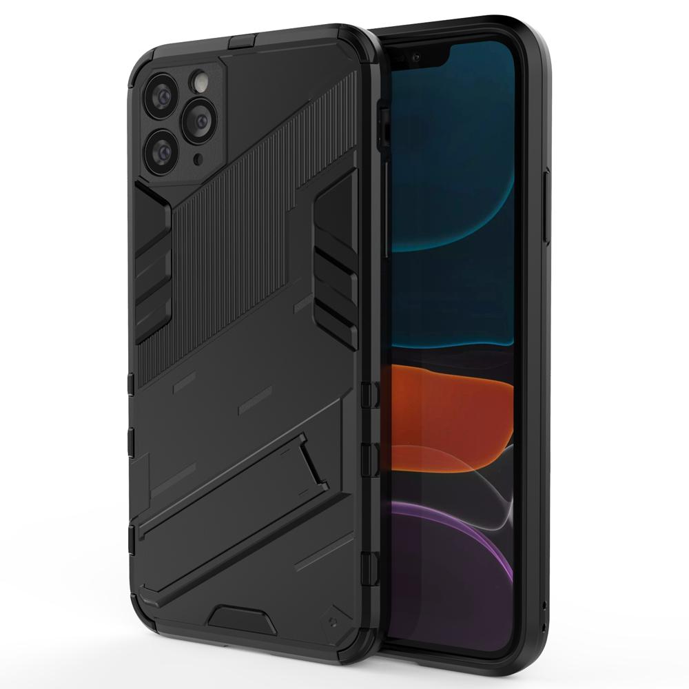 Ốp lưng cho iPhone 11 Pro Max, Ốp chống sốc Iron Man PUNK cao cấp kèm giá đỡ cho iPhone 11 Pro Max