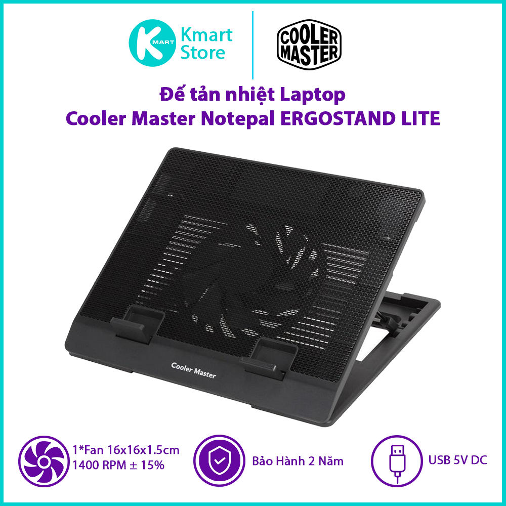 Đế Tản Nhiệt Cooler Master Ergostand Lite - Hàng Chính Hãng