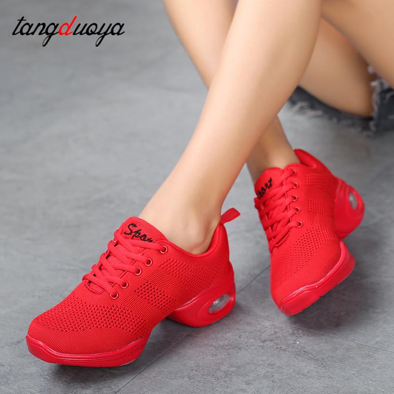 Thể thao tính năng Boardso mềm Breath Giày khiêu vũ Giày thể thao cho phụ nữ thực hành giày Dance Jazz Modern Jazz Color: white Shoe Size: 39