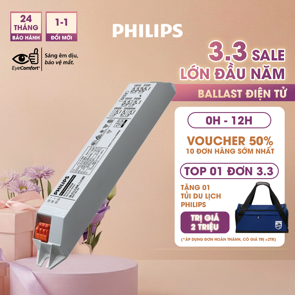 Ballast điện tử PHILIPS cho bóng đèn TLD ( EBCi 220240V 50/60Hz)
