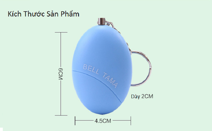 Móc treo chìa khóa thông minh, báo động chống mất đồ âm thanh lớn