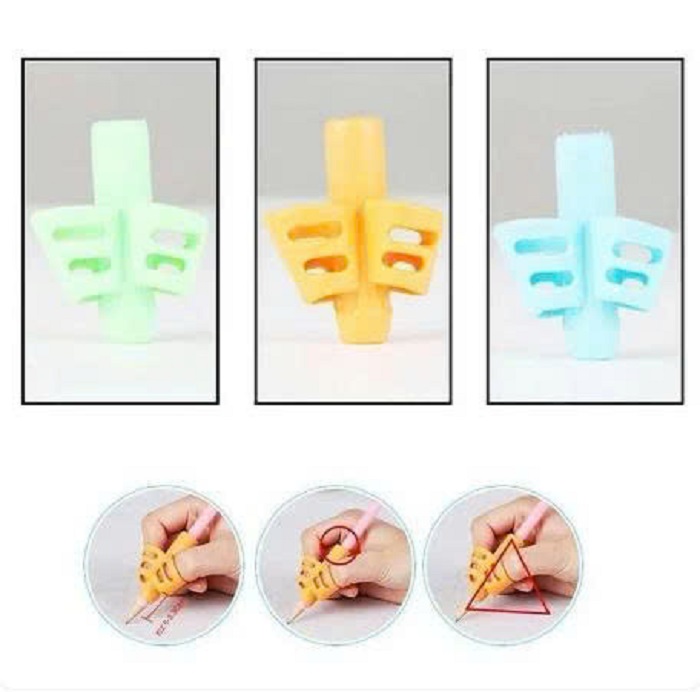 [KoSuyTu] COMBO 3 ĐỆM BÚT SILICON CẦM TAY CHO BÉ TẬP VIẾT ĐÚNG CÁCH