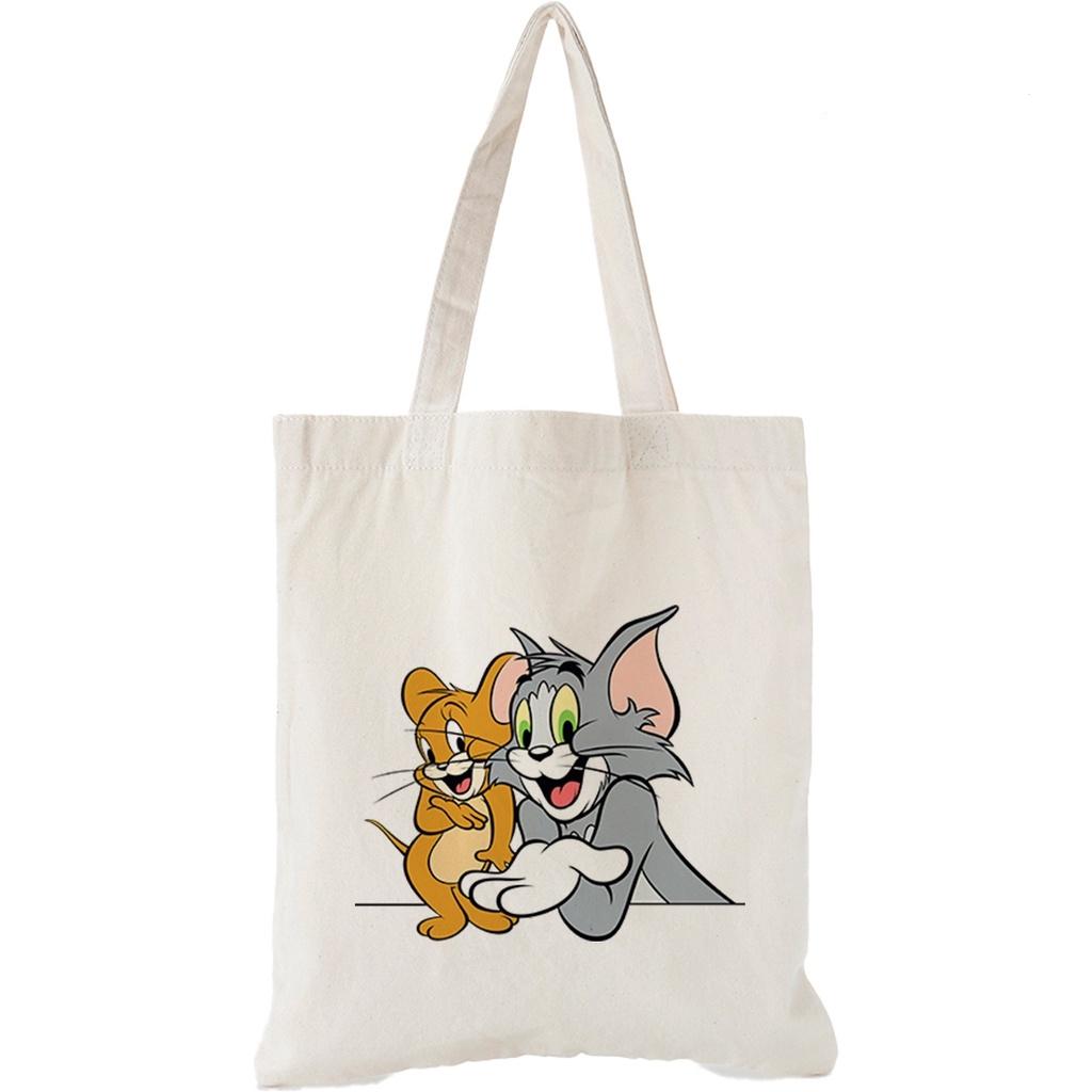 Túi vải Canvas Trương Gia Túi Vải - Túi Canvas bộ sưu tập hoạt hình ngộ nghĩnh nhiều kích thước