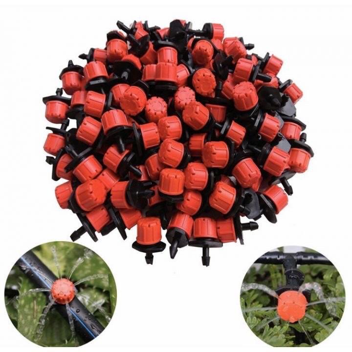 Hệ Thống Tưới Nhỏ Giọt Phun 8 Tia Cho Chậu Cây, Sân Vườn