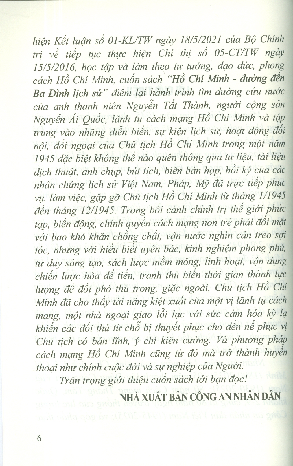 Hồ Chí Minh - Đường Đến Ba Đình Lịch Sử
