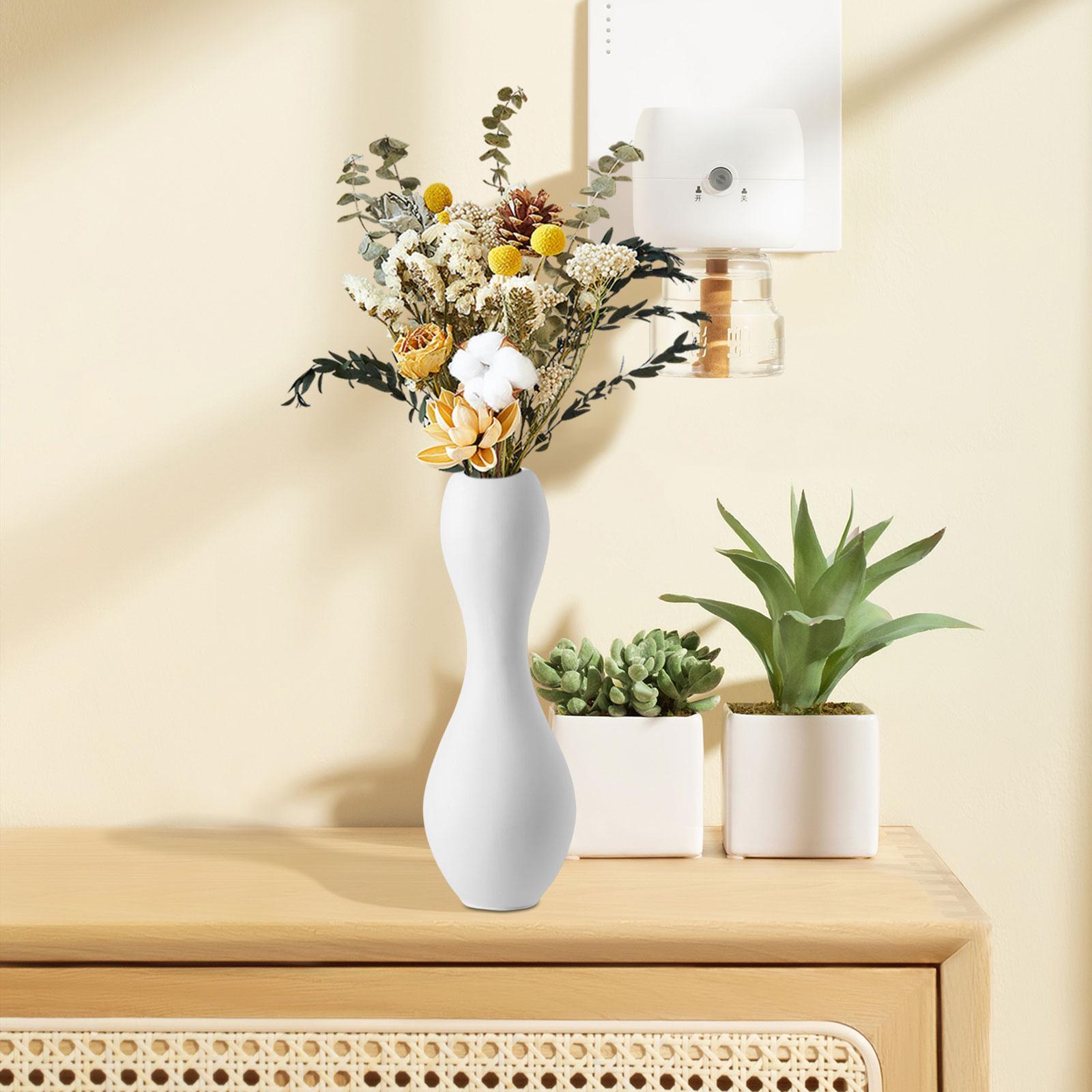 Ceramic Flower Vase Modern Minimalist Elegant for Decoration