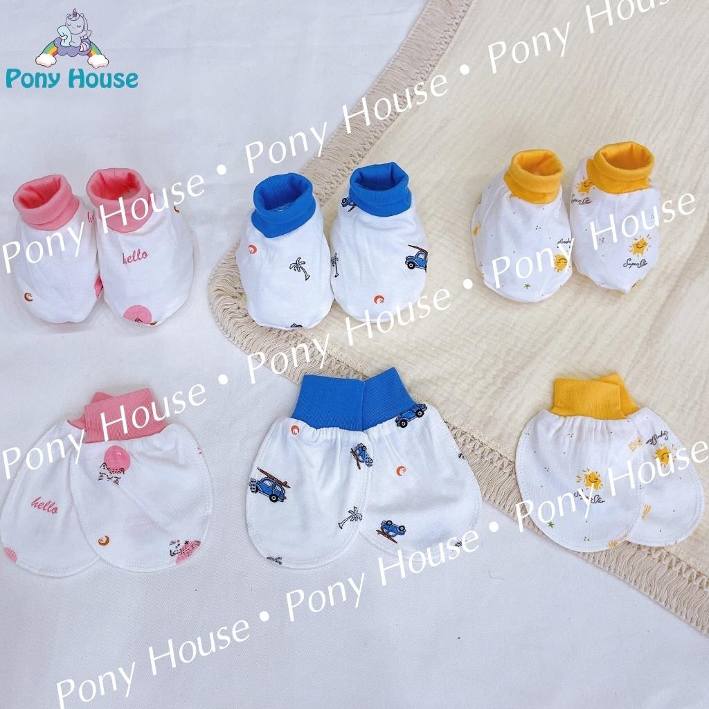 Set Bao Tay, Bao Chân Moon Petit Siêu Mềm, Mịn Cho Bé Trai, Bé Gái Sơ Sinh