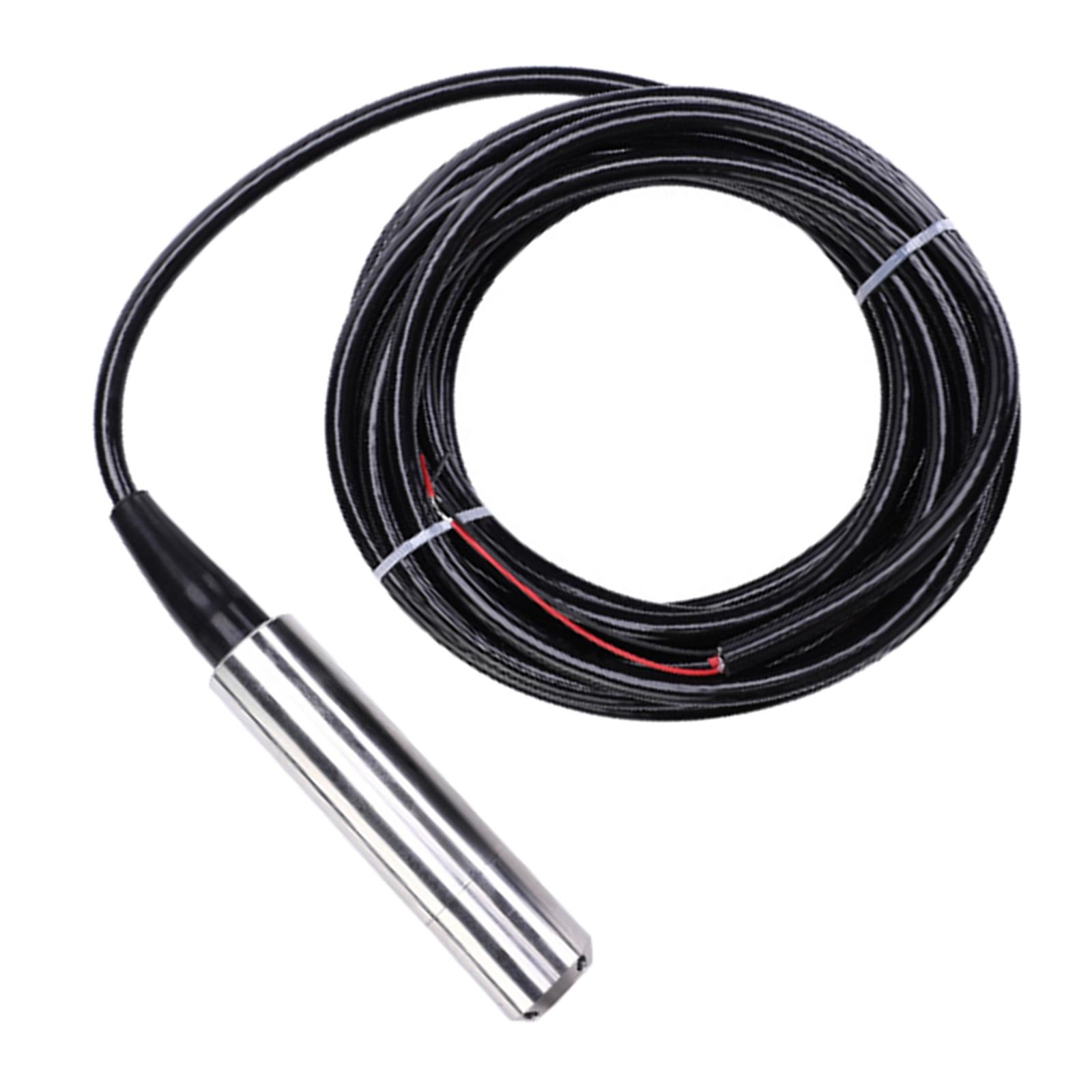 Submersible 5m Water Level Transmitter Sensor with Stainless Steel Probe