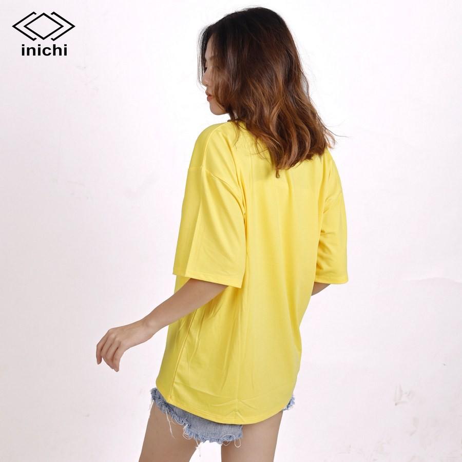 Áo thun Unisex INICHI tay lỡ form rộng phong cách hình in chữ MERCL - IC655