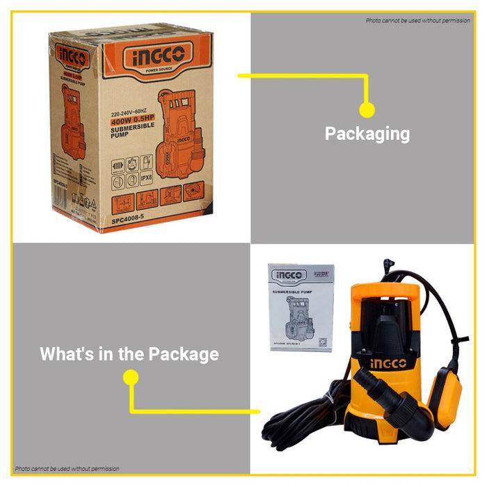 MÁY BƠM CHÌM 400W(0.5HP) INGCO SPC4008 - HÀNG CHÍNH HÃNG