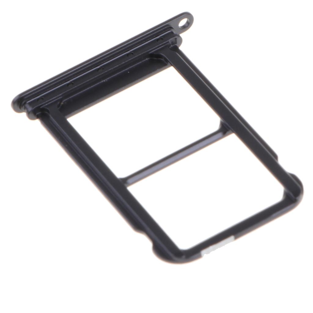 2 Pieces Dual SIM Card Slot Holder Tray Adapter Repair for Huawei P20 Pro