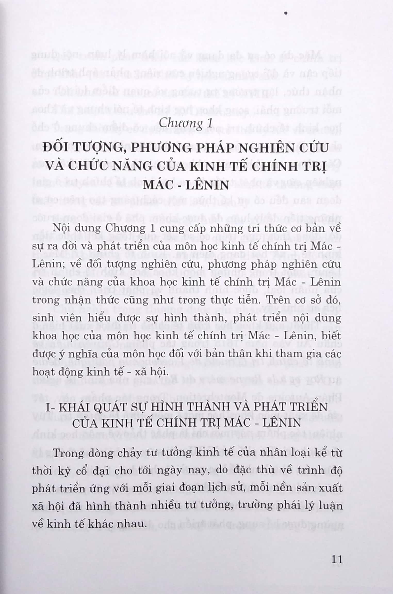 Giáo Trình Kinh Tế Chính Trị Mác - Lênin