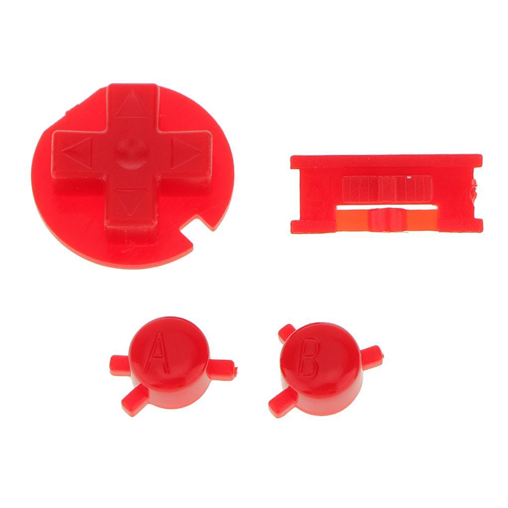 Colorful A B Buttons D-pad for   GBC Video