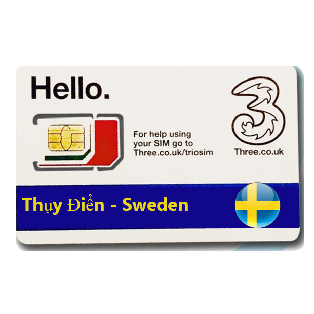 Sim Du lịch Thụy Điển - Sweden 4G tốc độ cao