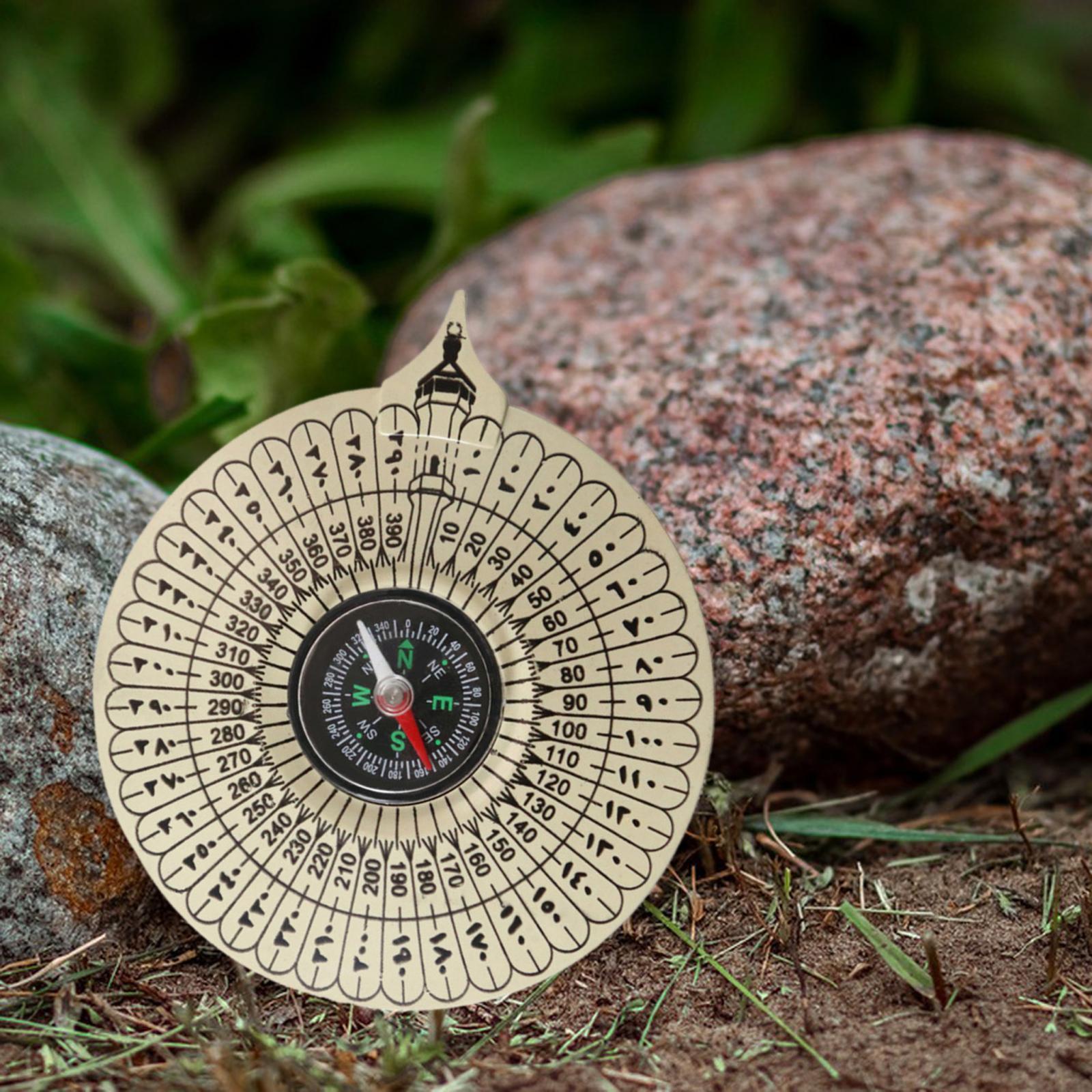 Qibla Find Compass Prayer Compass Salat High Precision Small Compass Compass for Prayer for Hiking Camping Tool Gift
