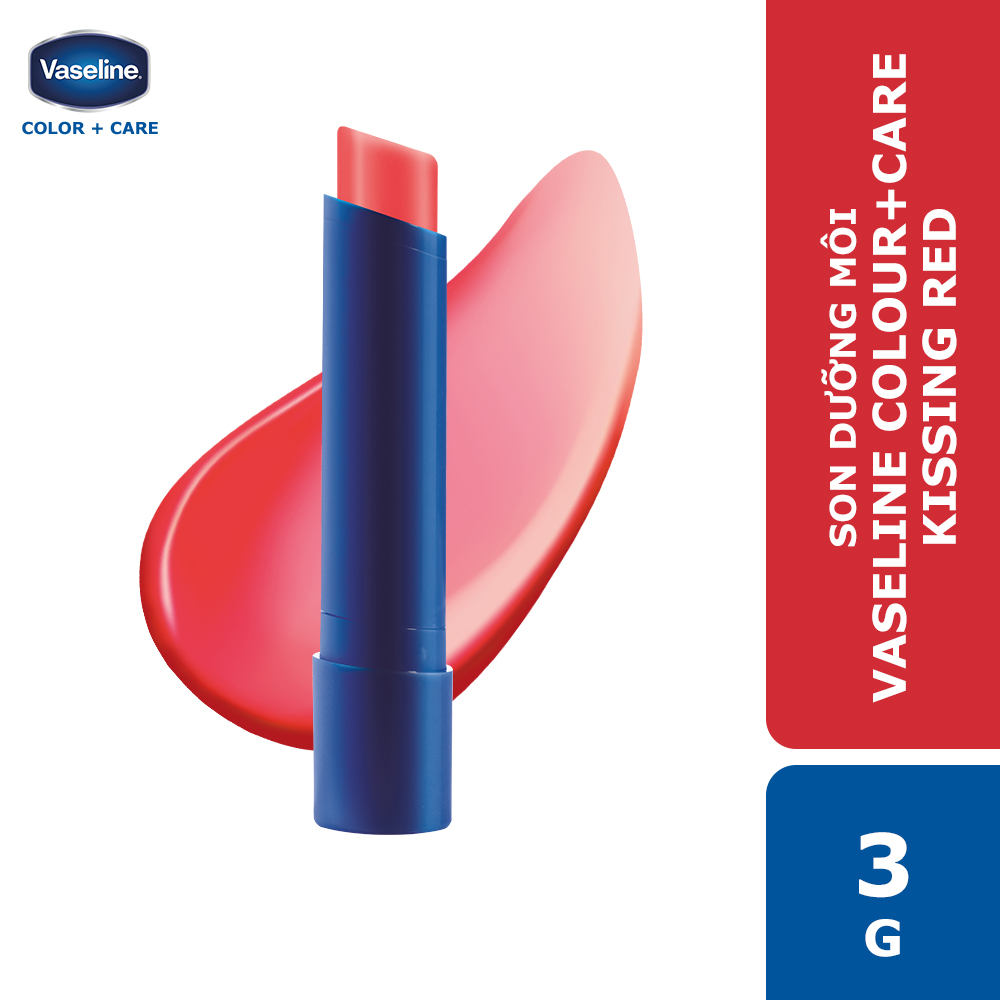 Son dưỡng môi Vaseline Colour+Care Kissing Red 3g