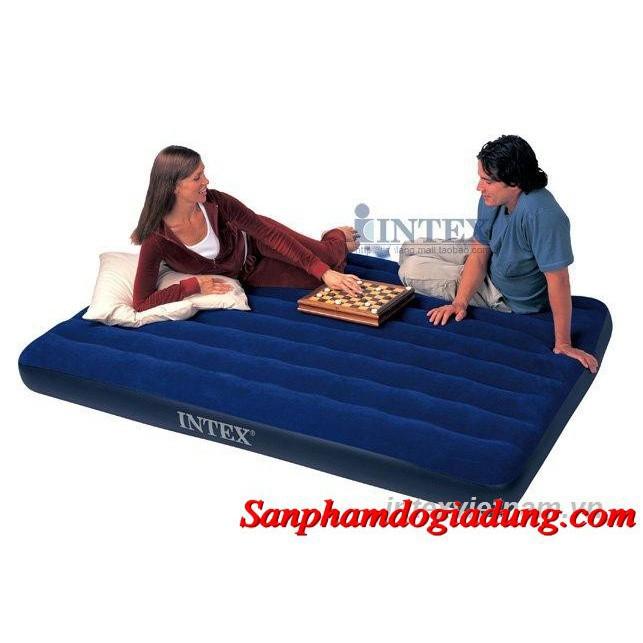 Đệm hơi đôi 137*191*22 mã 68758 tặng kèm bơm máy