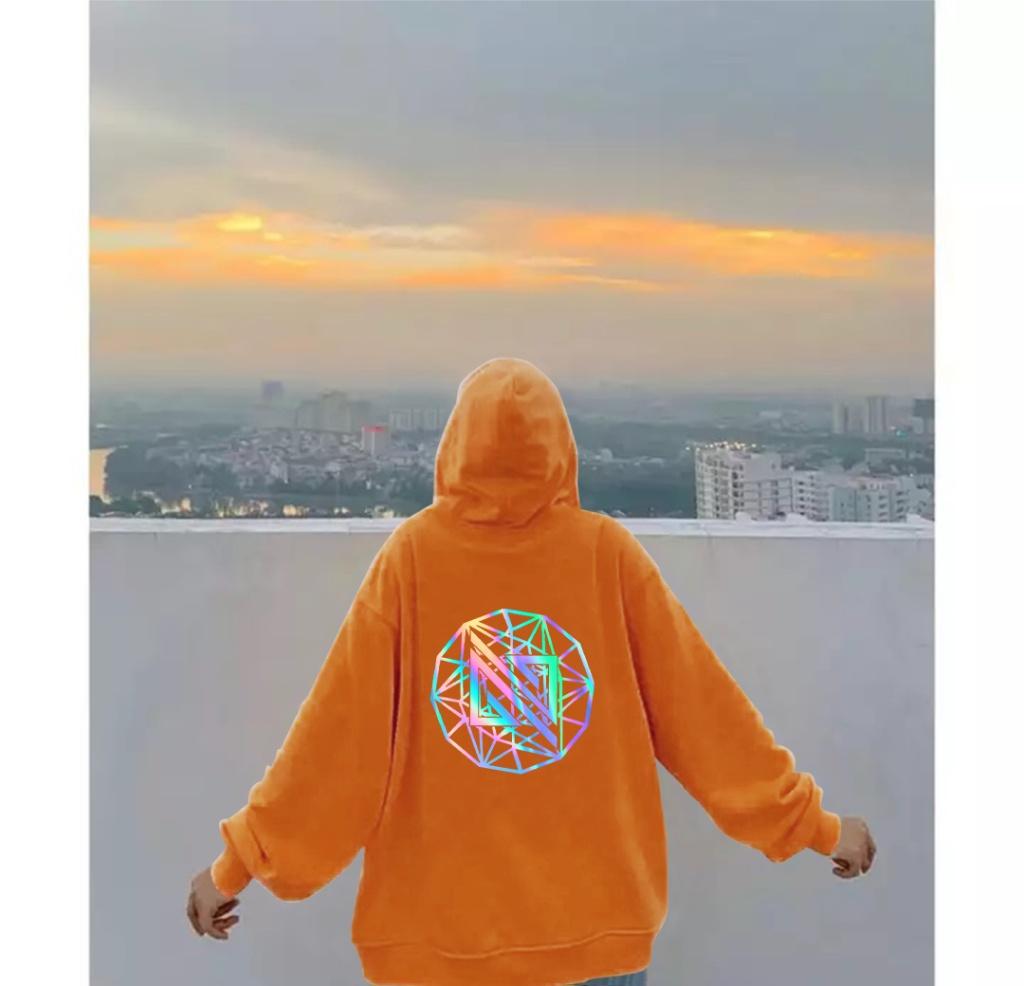 ÁO KHOÁC NỈ HOODIE PHẢN QUANG