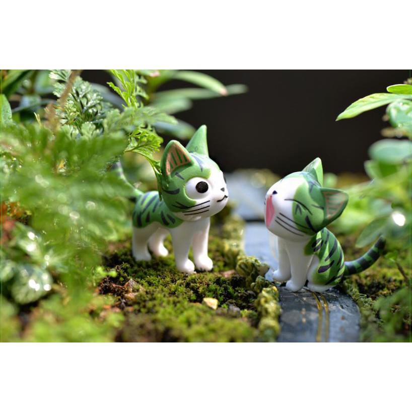 Mô hình Mèo Chii 6 mẫu ngẫu nhiên trang trí tiểu cảnh terrarium quà tặng trang trí