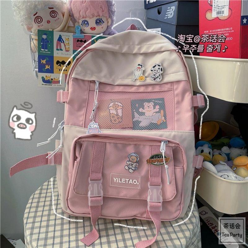 Balo thời trang nam nữ ulzzang zaoho balo đi học đi chơi Mar mibag 2 khoá
