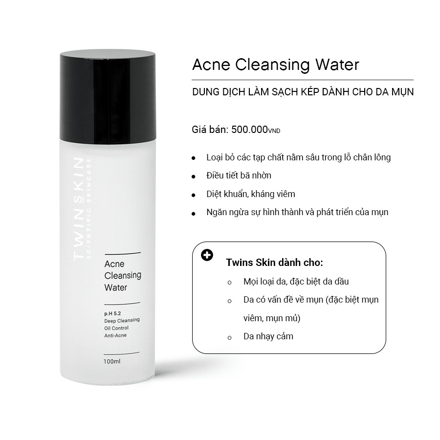 Nước tẩy trang Acne Cleansing Water