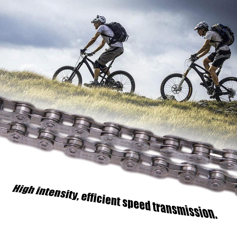 Hình ảnh Bộ xích xe đạp leo núi, Chất liệu kim loại chống gỉ sét, giảm mài mòn